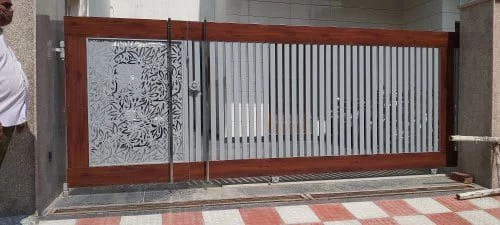 Safety Mild Steel Sliding Gate 004