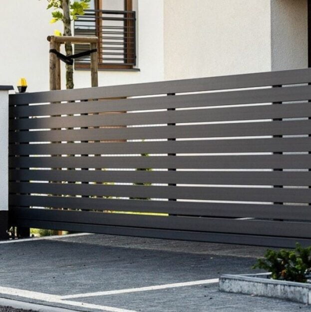 Safety Mild Steel Sliding Gate 004