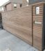 Sliding Wooden Gate with HPL Sheet