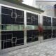 304 Stainless Steel with HPL Sheet Track Bi-Folding Gates