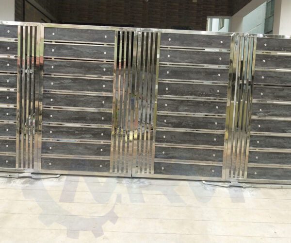 Beautiful Automatic Trackless Bi Folding Gates » Mr. Tech