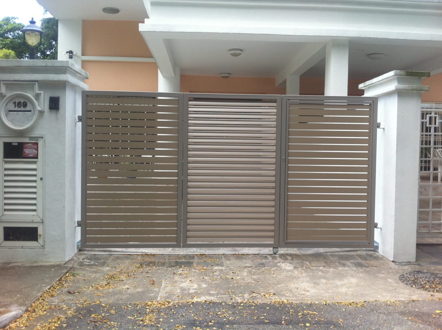 Mild Steel Track Bi-Folding Swing Gate