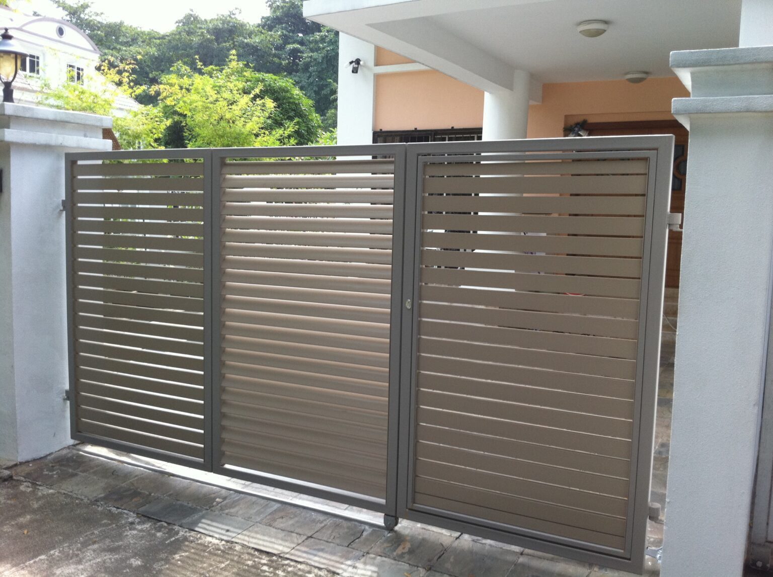 Mild Steel Track Bi-Folding Swing Gate