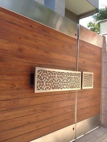 SS 304 Laser Cut Sliding Gate