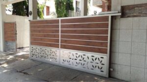 SS 304 Laser Cut Sliding Gate