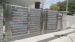 SS 304 Track Bi-Folding Swing Gate