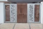 Track Bi Folding Swing Gate