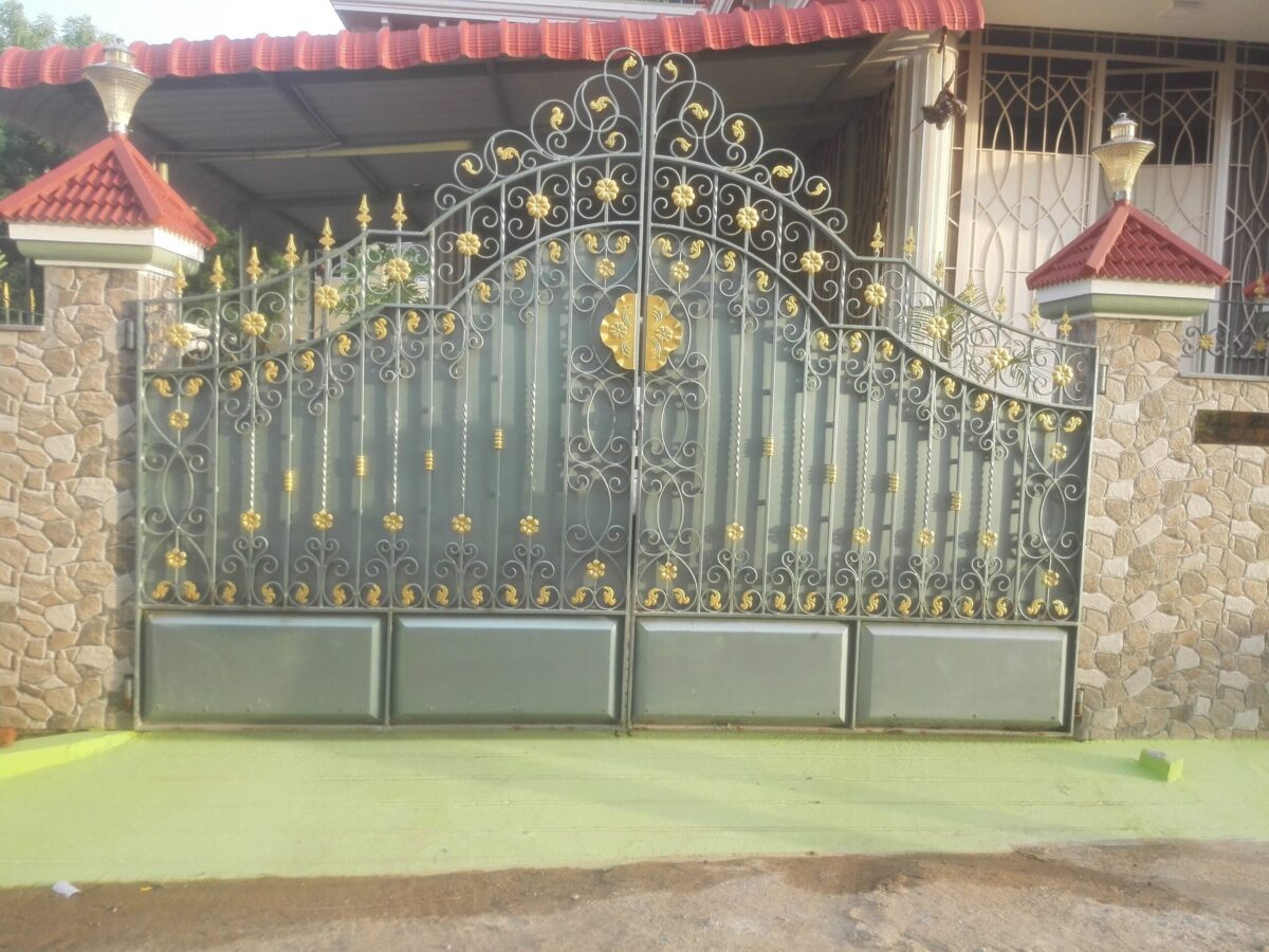 iron swing gate