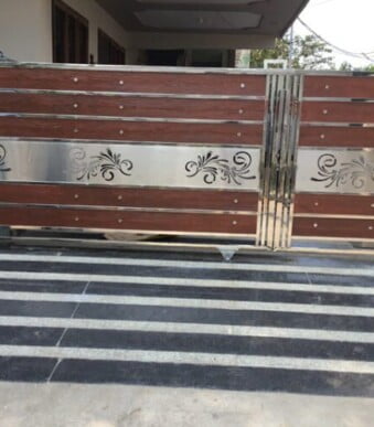 stainless sliding gate