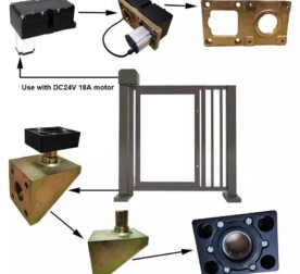 Advertising Pedestrian Gate Motors MR-APG24A