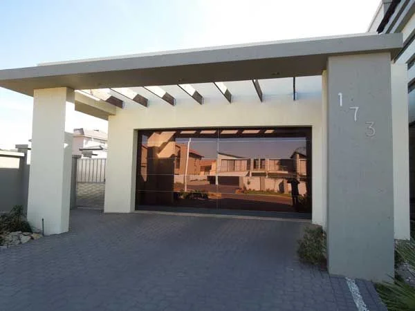 Aluminum Sectional Mirror Glass Garage Door