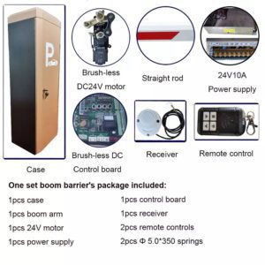Automatic DC Fence Boom Barrier Gate MR-BB6D