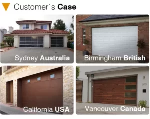 Automatic Sectional Garage Door Customer Case