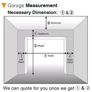 Automatic Sectional Garage Door Measurement