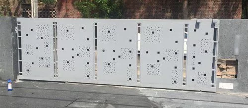 CNC Laser Cut Metal Gates 067