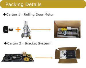 DC Rolling Shutter Motor MRTRS-800 SIDE Bracket Optional Accessories