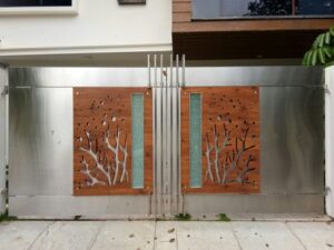 Double Leaf HPL Swing Gates