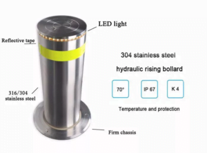 Hydraulic Automatic Rising Bollards MR-AB600 Technical Specifications