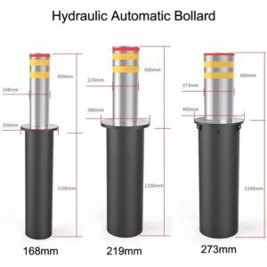 Hydraulic Automatic Rising Bollards MR-AB600 Technical Specifications