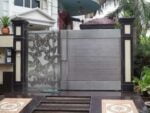 Laser Cut Stainless Steel Swing Gate