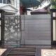 Laser Cut Stainless Steel Swing Gate