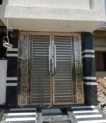 Laser Cut Stainless Steel Swing Gate