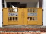 MS Double leaf Laser Cut Swing Gates 015