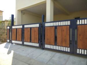 Mild Steel Gates With HPL Sheet