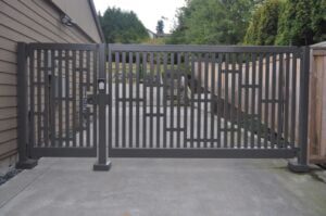 Motorized Mild Steel Main Swing Gates 005