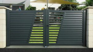 Motorized Mild Steel Main Swing Gates 005