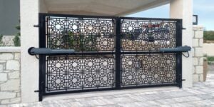 Motorized Mild Steel Main Swing Gates 005