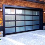 New Modern Garage Doors with Tempered Glass