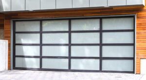 New Modern Garage Doors with Tempered Glass