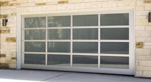 New Modern Garage Doors with Tempered Glass