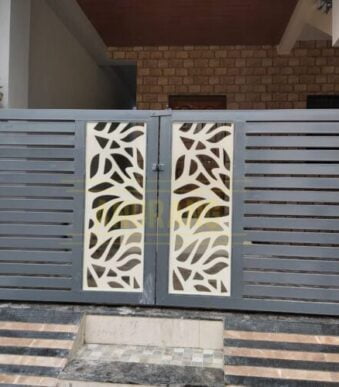 Residential Swing Gates With Laser Designs 037