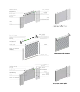 Roller Shutter Tubular Motor MR-RSTM92 Installation Diagram