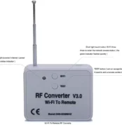 Wireless WIFI to remote RF converter