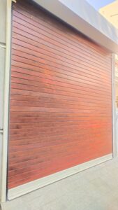 Wood Grains Rolling Shutters