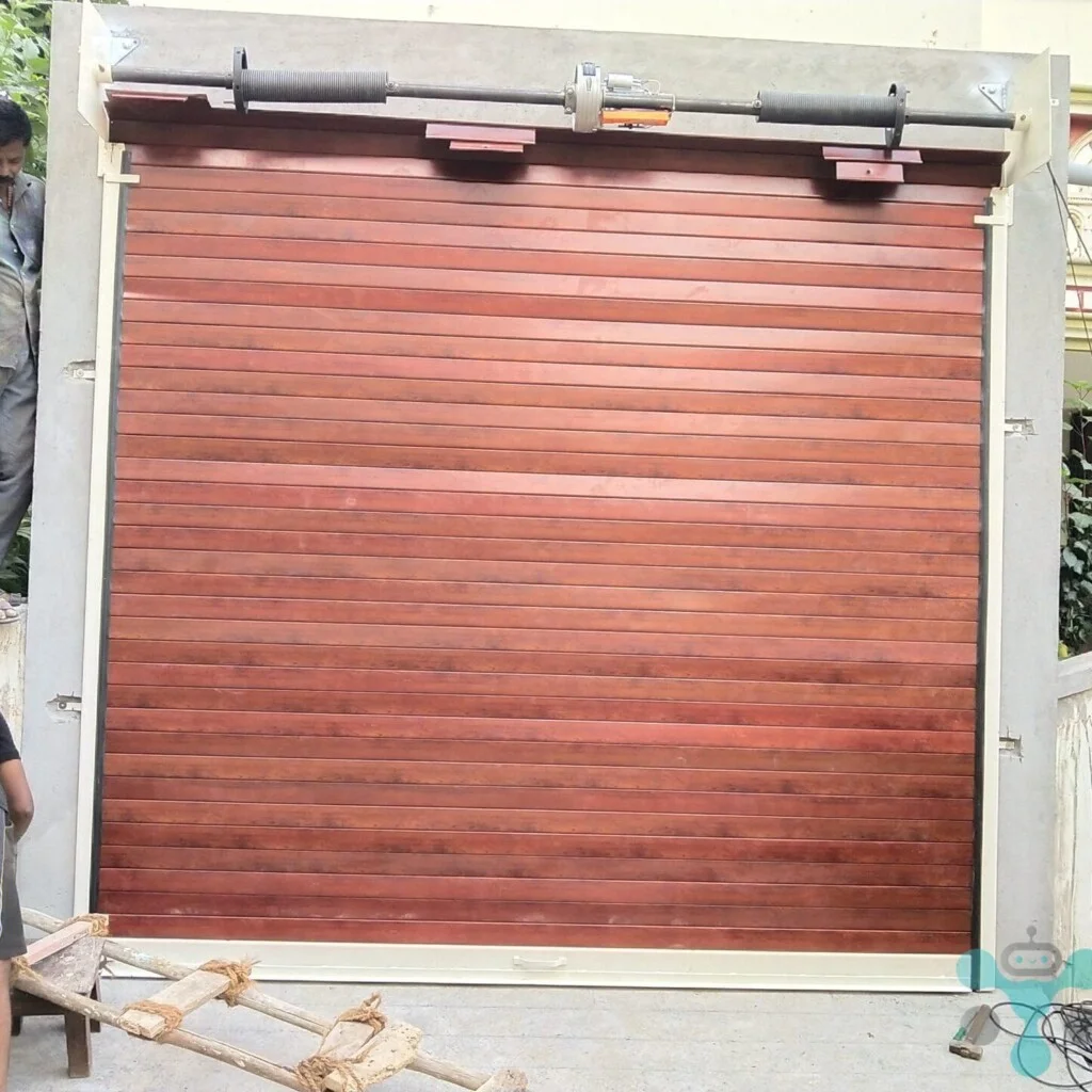 Wood Grains Rolling Shutters