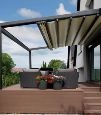 Outdoor Aluminium Balcony Pergola and Awnings