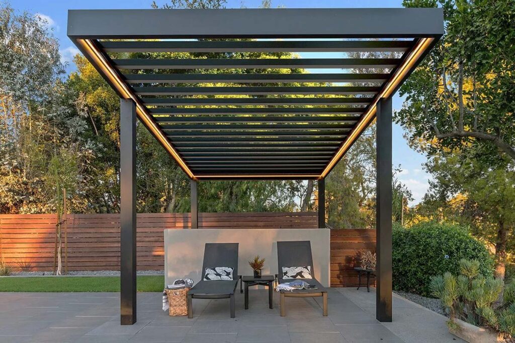 Outdoor Arches Bioclimatic Pergola