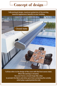 Retractable Outdoor Awnings Technical Specifications