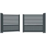 Aluminium Double Gates