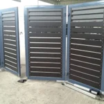 Aluminium Track Bi Fold Swing Gates