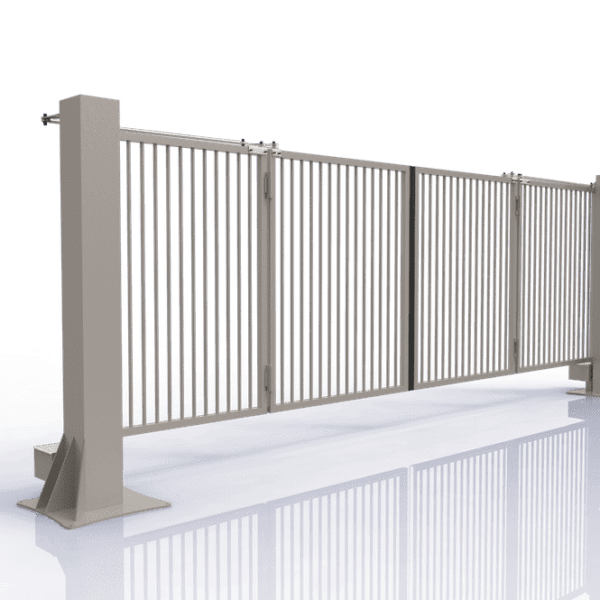 Aluminium Track Bi Fold Swing Gates