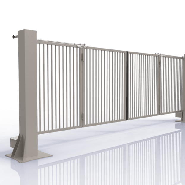 Aluminium Track Bi Fold Swing Gates