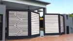 Aluminium Trackless Bi Folding Swing Gate