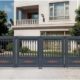 Aluminium Trackless Bi Folding Swing Gates