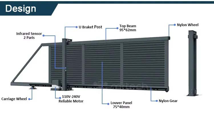 Cantilever Security Gate - MrTech