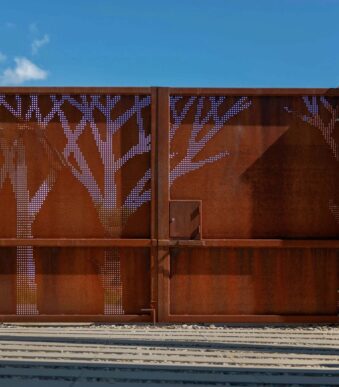 Corten Steel Gates MR-CSG35